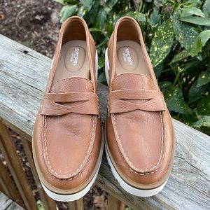 Sperry Tan Leather Loafers